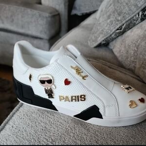 New Karl Lagerfeld Mavis Slip On Women Sneaker 8M